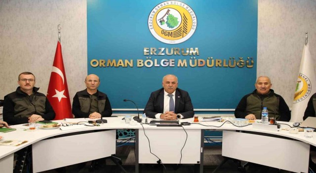 Erzurum Orman Bölge Müdürlüğü 2022 yılı faaliyetleri ile 2023 yılı program ve hedefleri değerlendirildi