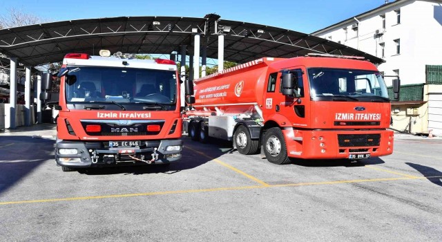 ESHOTun mazot tankerleri yangın söndürmede kullanılacak