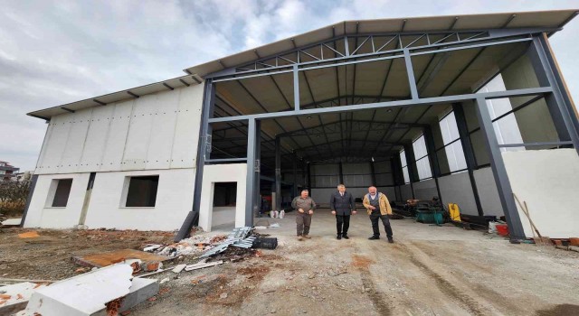 Eski mezbaha binası yeni görevine başladı