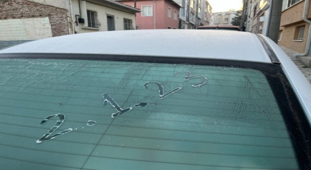 Eskişehirde kar yok buz var
