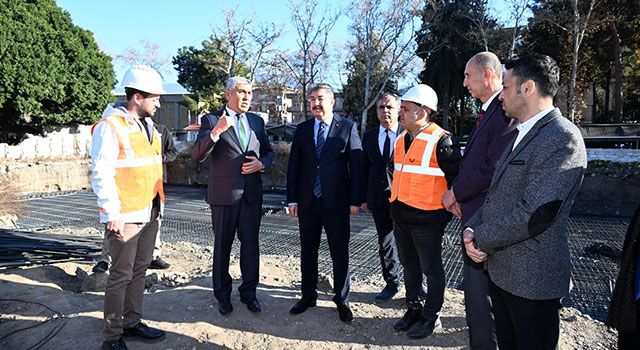 Fen Lisesi ve Atatürk Ortaokulu inşaatı sürüyor