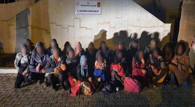 Gaziantepte 134 düzensiz göçmen yakalandı