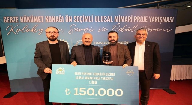 Gebzenin yeni hükümet konağını belirleyecek projede ödüller sahiplerini buldu