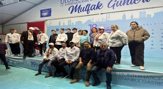 Geleceğin şefleri İstanbuldan 3ü altın 5 madalya ile döndü