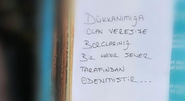 Gizemli hayırsever Sungurluda bir kez daha ortaya çıktı