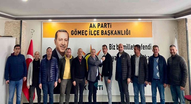 Gömeçte Memleket Partisi yönetimi toplu halde AK Partiye geçti