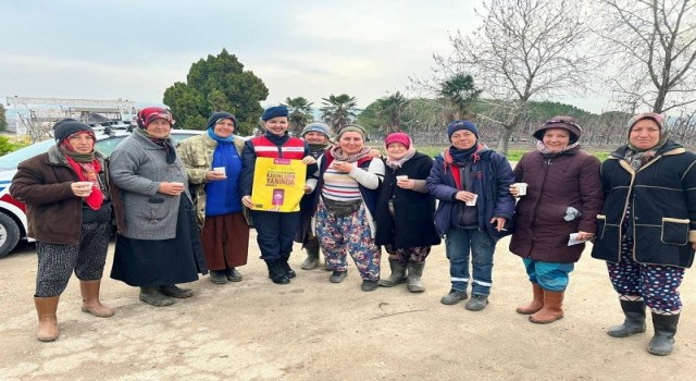 Gönen İlçe Jandarma Komutanlığı kadın çiftçilere KADES uygulaması eğitimi verdi