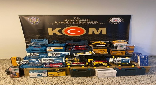 Gümrük kaçağı matkaplara el konuldu