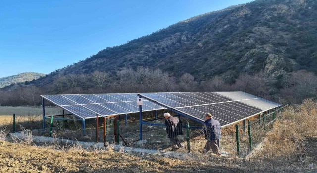 Güneş Enerjili İçme Suyu Tesisi sayesinde günlük 112 ton su ihtiyaçlarını karşılıyorlar