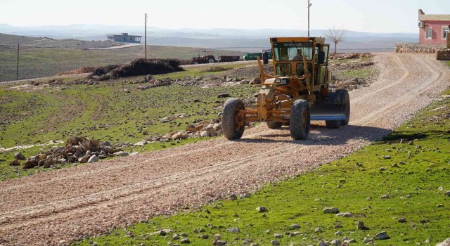 Haliliyede 4 kırsal mahallede yol çalışması tamamlandı