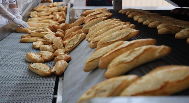 Halk ekmek fabrikasında seri üretim başladı