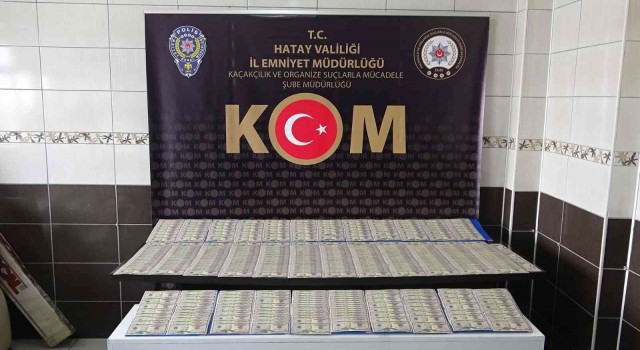 Hatayda 35 bin 550 sahte dolar ele geçirildi