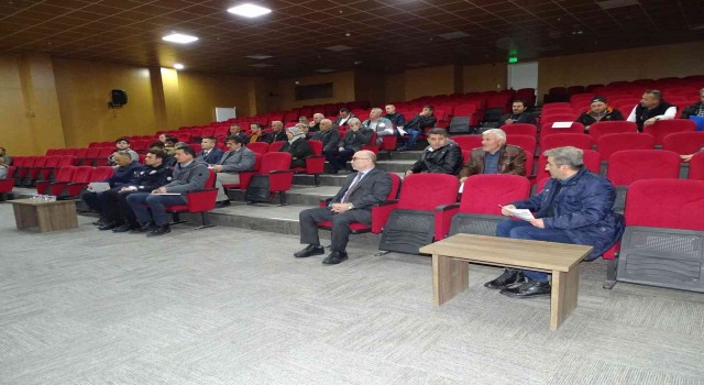 Hisarcıkta İl Afet ve Risk Azaltma Planı toplantısı