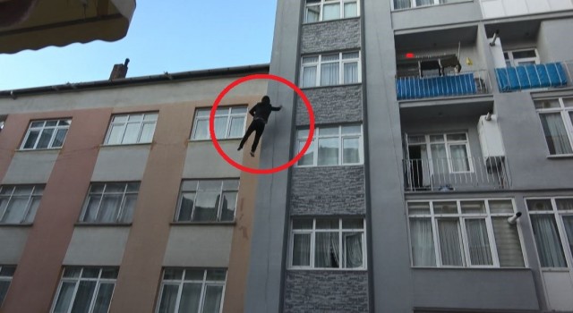 İntihara teşebbüs ettiği binadan bilincini kaybedip düştü