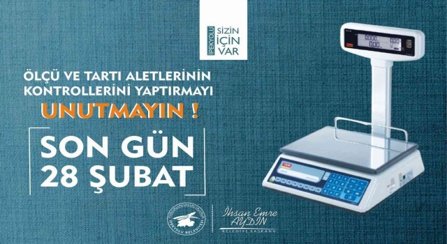 İpekyolu Belediyesinden ‘ölçü ve tartı aletleri için muayene uyarısı