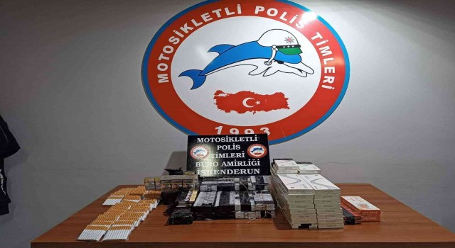 İskenderunda kaçak sigara operasyonu