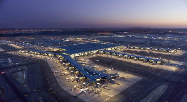 İstanbul Havalimanı Ocak ayı günlük ortalama bin 229 uçuş ile Avrupanın zirvesinde