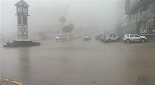 Kar ve sis Şırnakı etkisi altına aldı, bazı köylerde ulaşımda aksamalar yaşandı