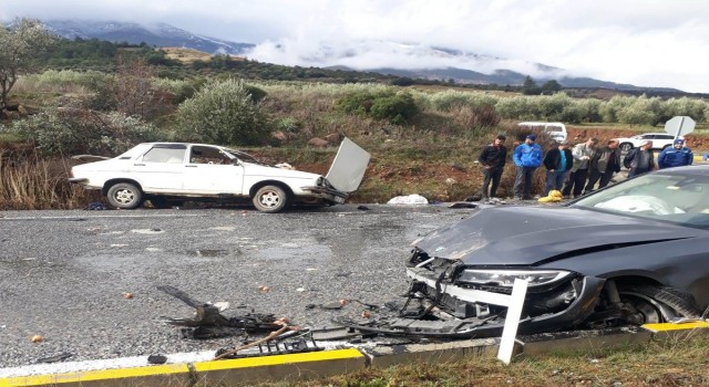 Karacasuda trafik kazası: 1 yaralı