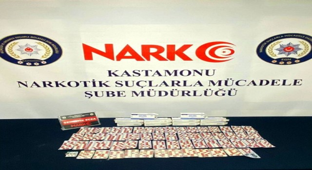Kastamonuda 836 adet sentetik ecza hap hale geçirildi: 3 tutuklama