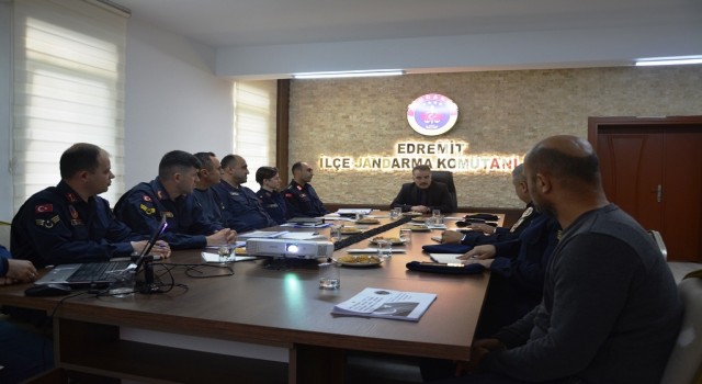 Kaymakam Odabaş başkanlığında, 2022 yılı asayiş değerlendirilme toplantısı yapıldı