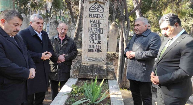 Kazancı Bedih mezarı başında anıldı
