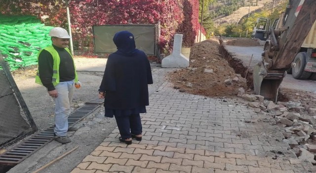 Kebanda doğal gaz hattı çalışmaları başladı