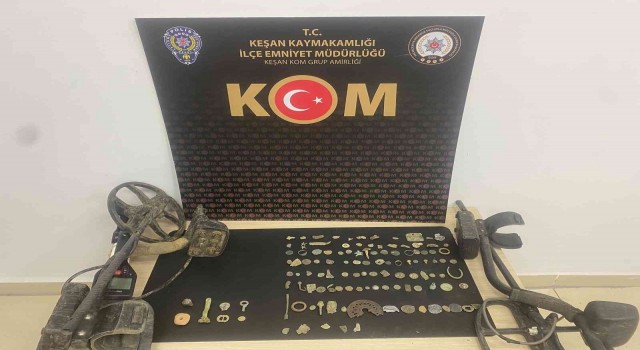 Keşanda tarihi eser operasyonu