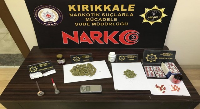 Kırıkkalede uyuşturucu maddeyle yakalanan şahıs tutuklandı