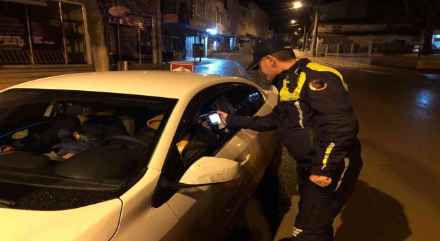 Kırklarelinde alkol denetimi: 68 sürücüye ceza