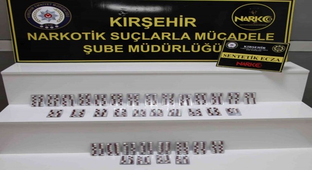 Kırşehirde sentetik ecza hap operasyonu: 2 tutuklama