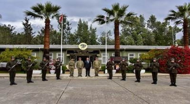 KKTC Cumhurbaşkanı Ersin Tatardan Kıbrıs Türk Barış Kuvvetlerine ziyaret