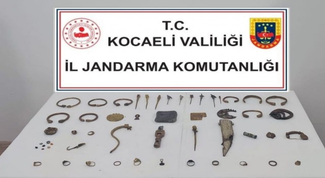 Kocaelide Roma ve Bizans dönemine ait objeler ele geçirildi
