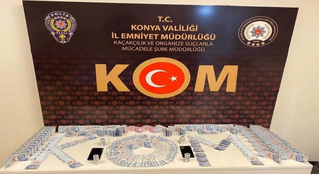 Konyada 55 bin 100 TL değerinde sahte para ele geçirildi
