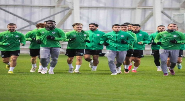 Konyaspor, Ankaragücü maçı hazırlıklarını tamamladı