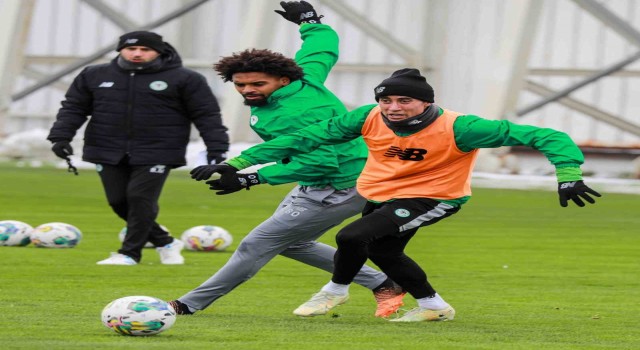 Konyasporda İstanbulspor maçı hazırlıkları devam ediyor