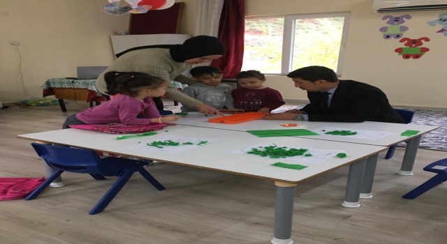 Köyceğiz Balcılar Mahallesinde minikler okula kavuştu