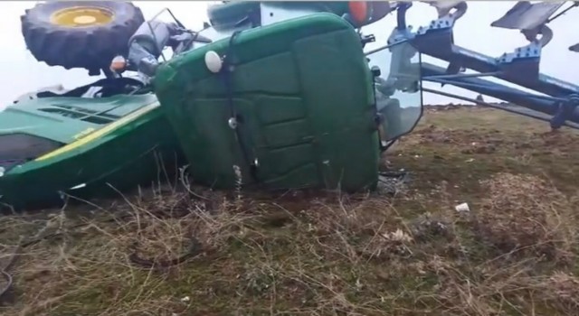 Kozlukta traktör kazası: 1 yaralı