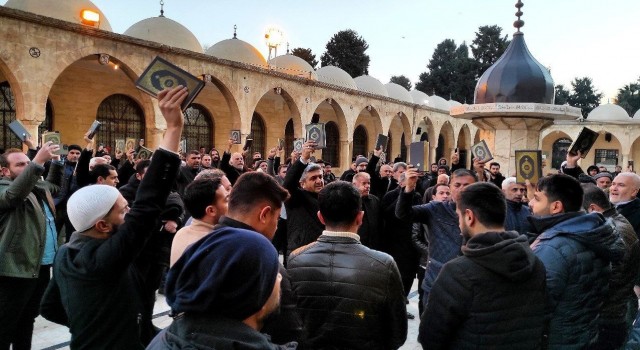 Kuran-ı Kerim yakılmasına Şanlıurfadan sert tepki