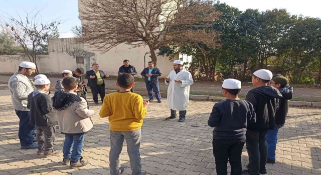 Kuran Kursu öğrencilerinden yağmur duası