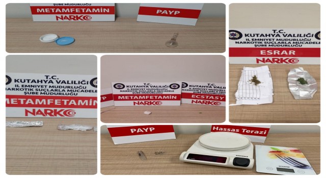 Kütahyada 978 narkotik operasyonunda 85 şüpheli tutuklandı