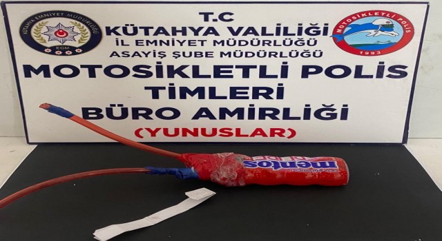 Kütahyada bir kişinin üzerinde uyuşturucu bulundu