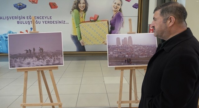 Kütahyada Göç ve İnsan Ticaretiyle Mücadele Sergisi konulu fotoğraf sergisi