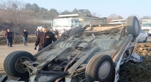 Kütahyanın Tavşanlı ilçesinde trafik kazası: 2 yaralı