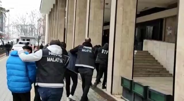 Malatyada zehir tacirlerine büyük darbe: 16 tutuklama