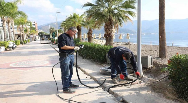 Marmarisin Destek Hizmetleri Müdürlüğü daha modern bir kent için çalışıyor
