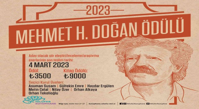 Mehmet H. Doğan Ödülüne başvurular başladı