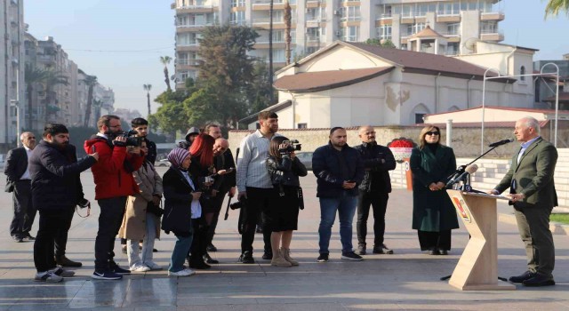 Mersinde 10 Ocak Çalışan Gazeteciler Günü kutlandı