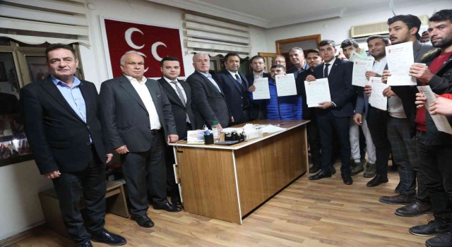 Mersinde 150 genç MHPye  katıldı