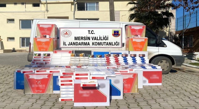 Mersinde 170 bin adet kaçak sigara ele geçirildi